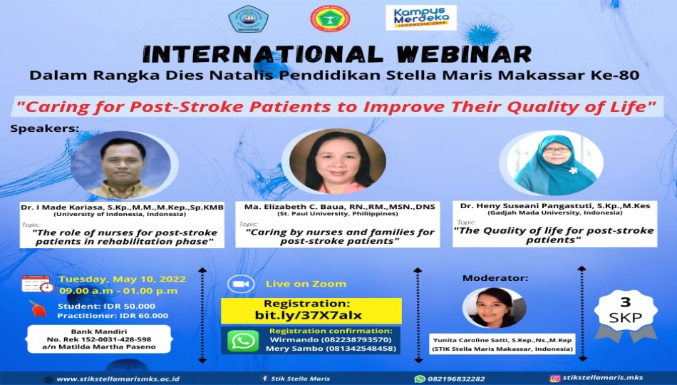 Penyelenggaraan Webinar Internasional Dalam Rangka Dies Natalis Pendidikan Stella Maris Makassar Ke-